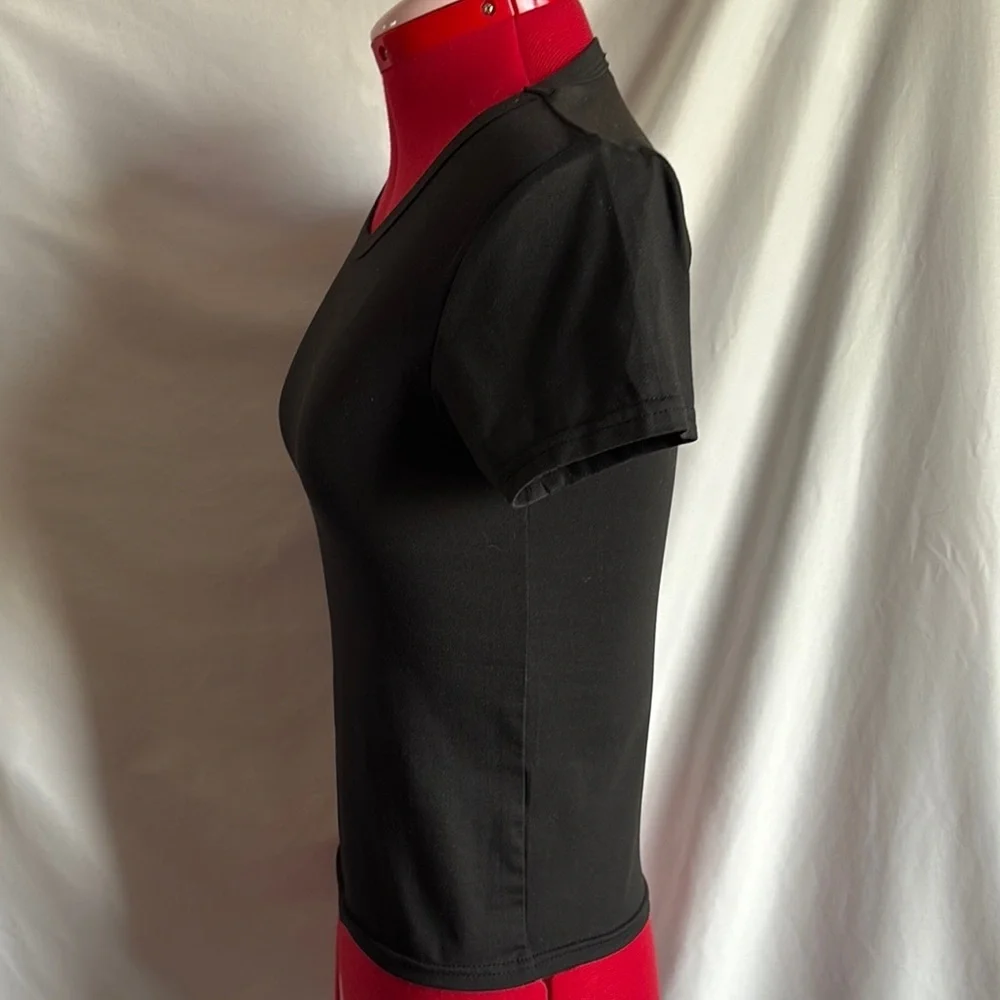 Olivia Rae Black Short Sleeve Tee XS287 - Picture 4 of 5